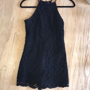 Laced romper